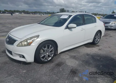 2012 Infiniti G37 Journey z USA, uszkodzony, nr VIN JN1CV6AP4CM624185